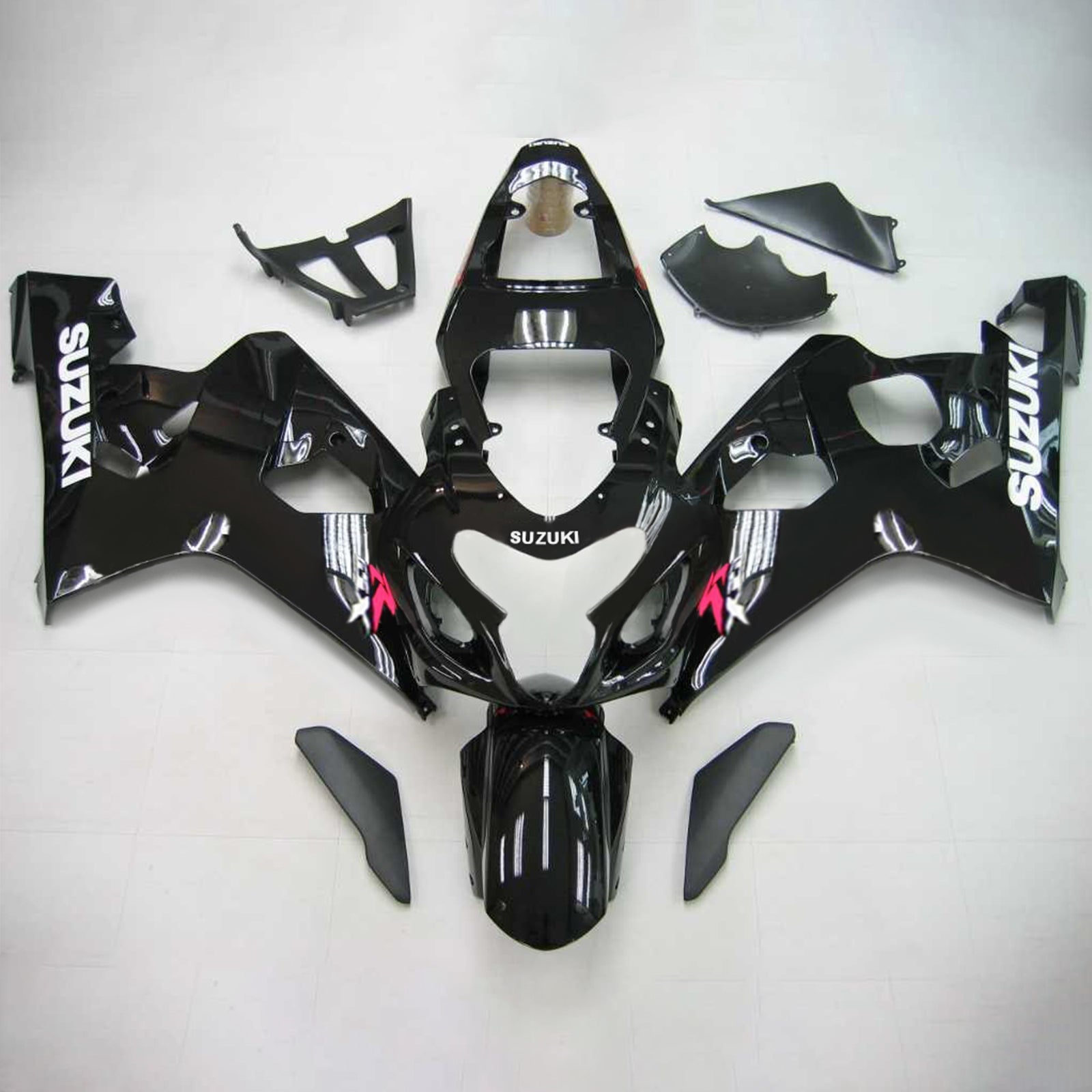 2004-2005 Suzuki GSXR 600/750 K4 Kit de carénage d'injection carrosserie plastique ABS #102 Amotopart