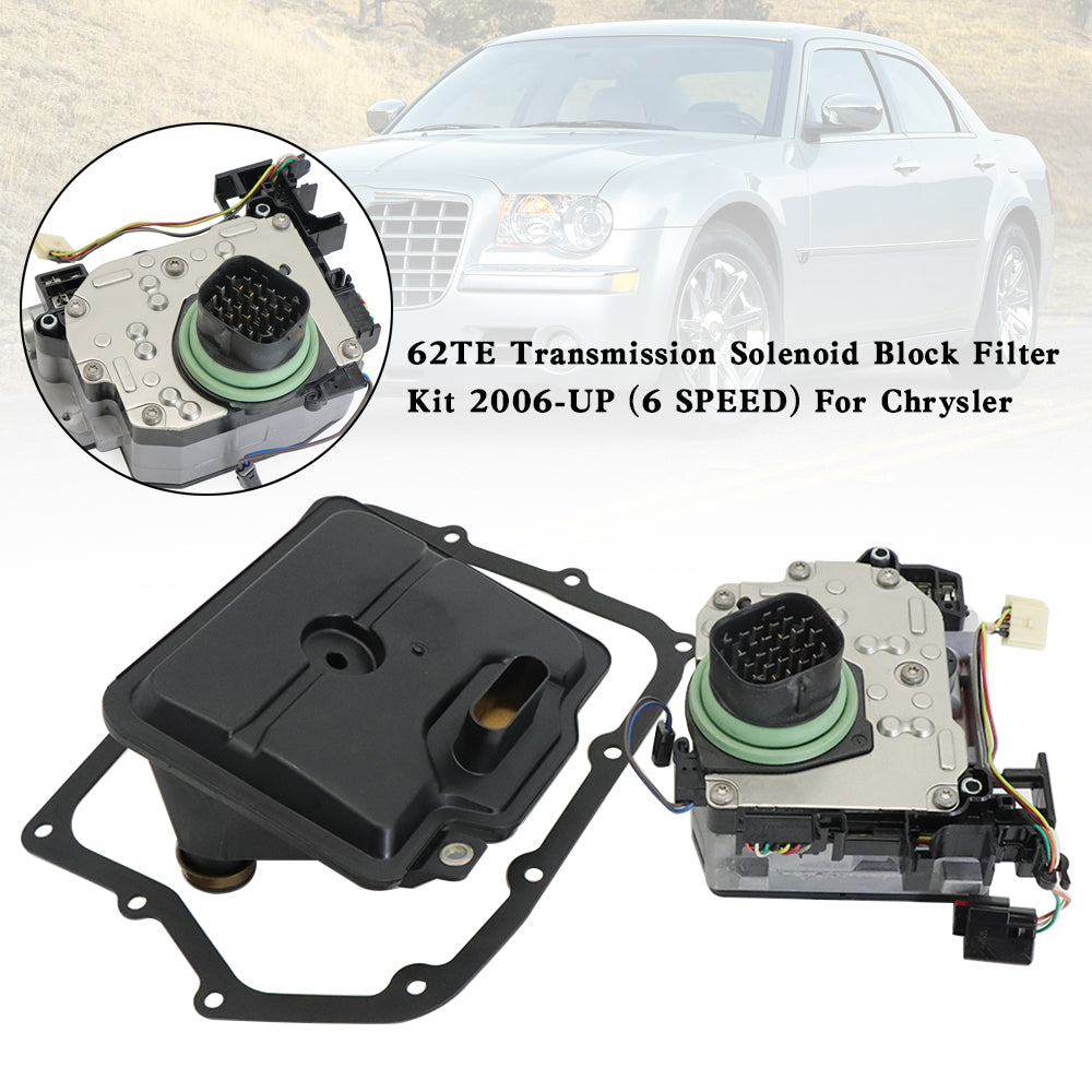 Chrysler 200 2006-2014 62TE Kit de filtre de bloc solénoïde de transmission 6 SP FWD