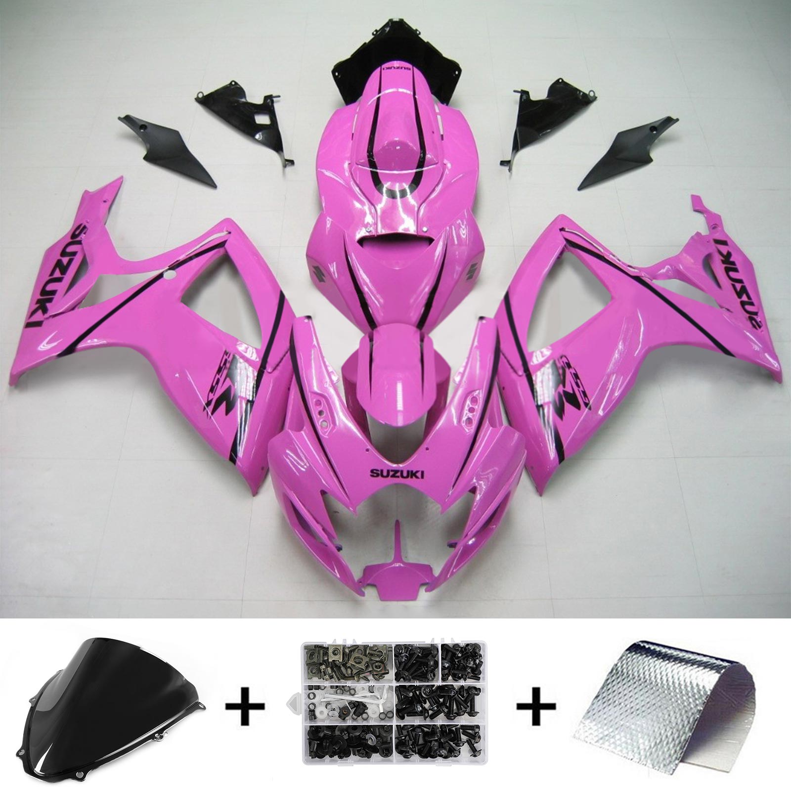 2006-2007 Suzuki GSXR 600/750 K6 Amotopart Injection Fairing Kit Bodywork Plastic ABS #135