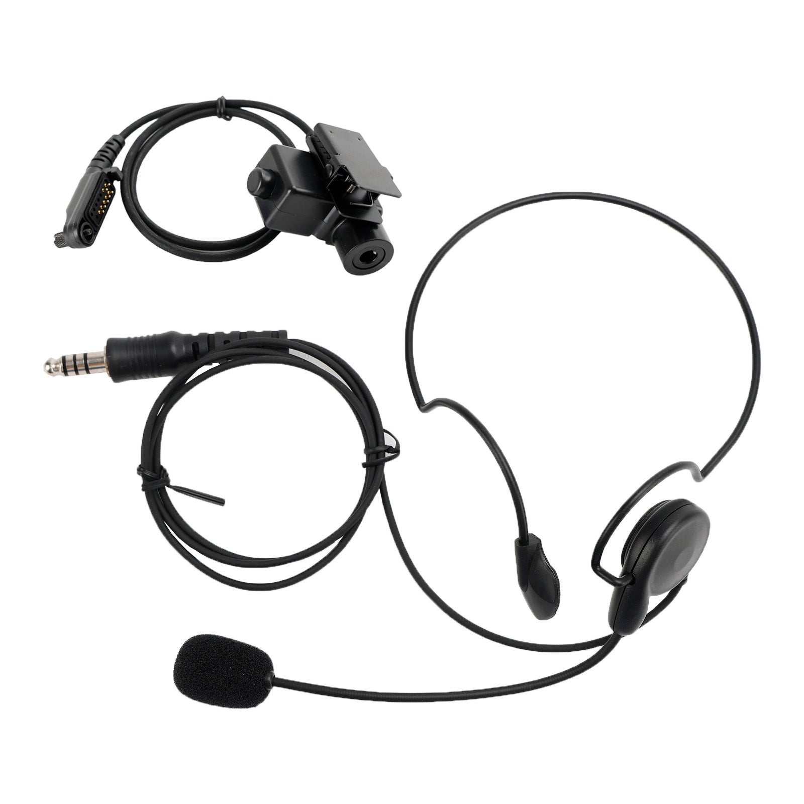 Pour HYT PD680 PD685 X1E X1P 6Pin U94 PTT 7.1-C7 prise de montage arrière casque tactique