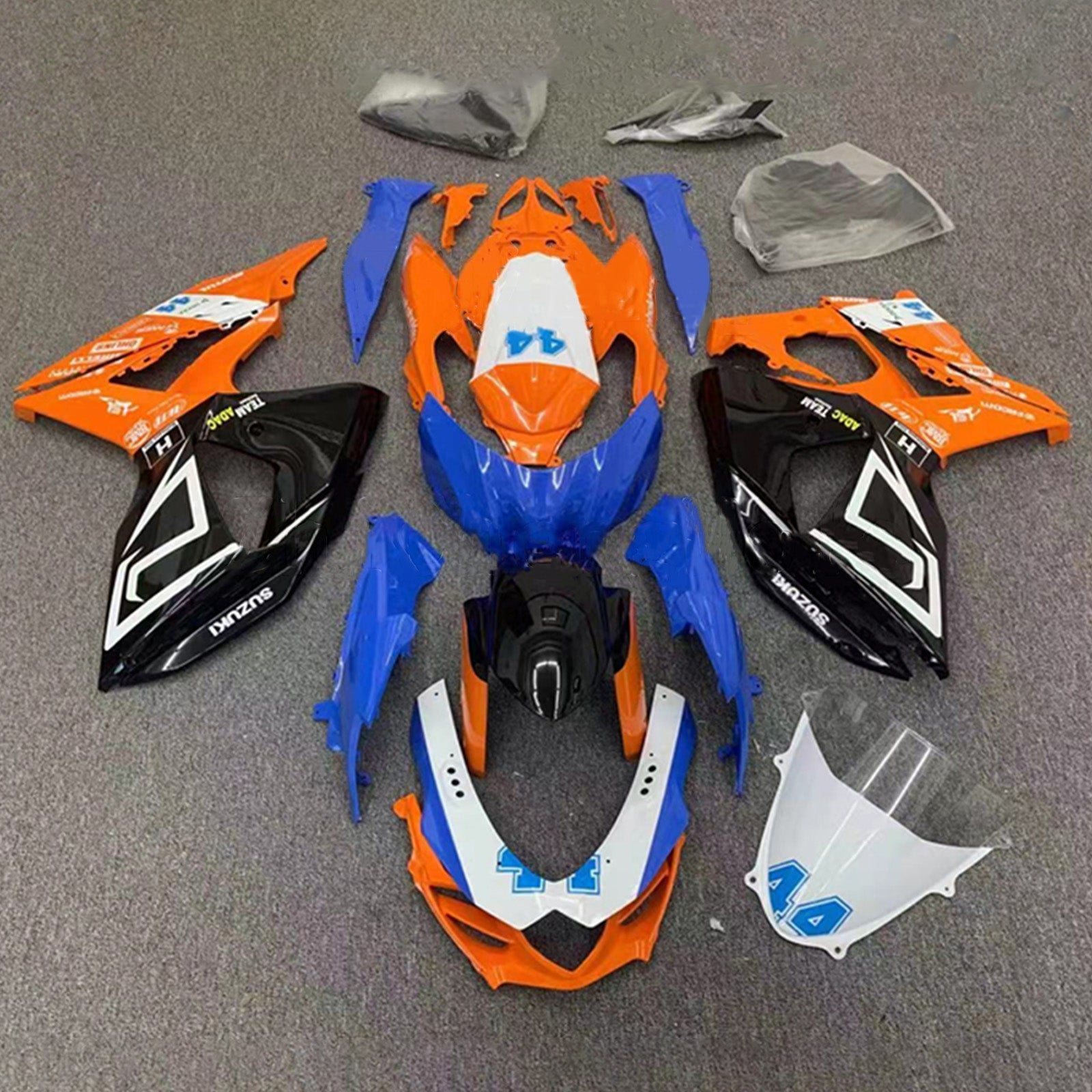 2009-2016 Suzuki GSXR1000 K9 Fairing Kit Bodywork Plastic ABS