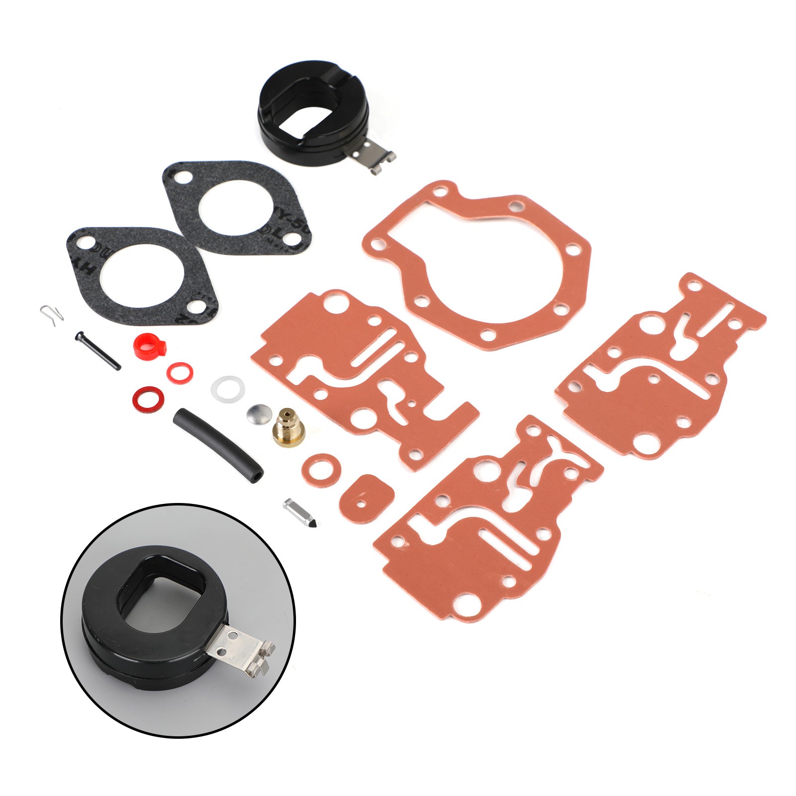 Kit de reconstruction de carburateur adapté pour Johnson/Evinrude 6 8 9.9 15 20 HP 0439073