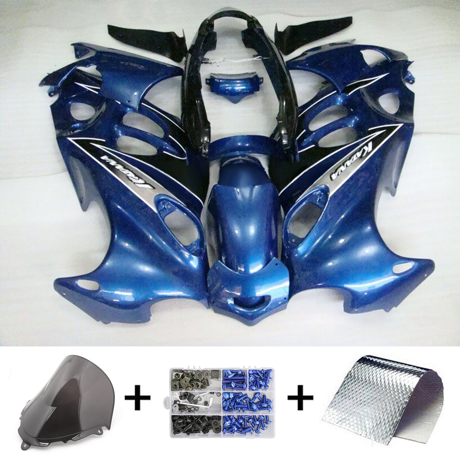 2005-2006 Suzuki Katana GSXF600 GSXF750 Kit de carénage d'injection Amotopart Carrosserie # 119