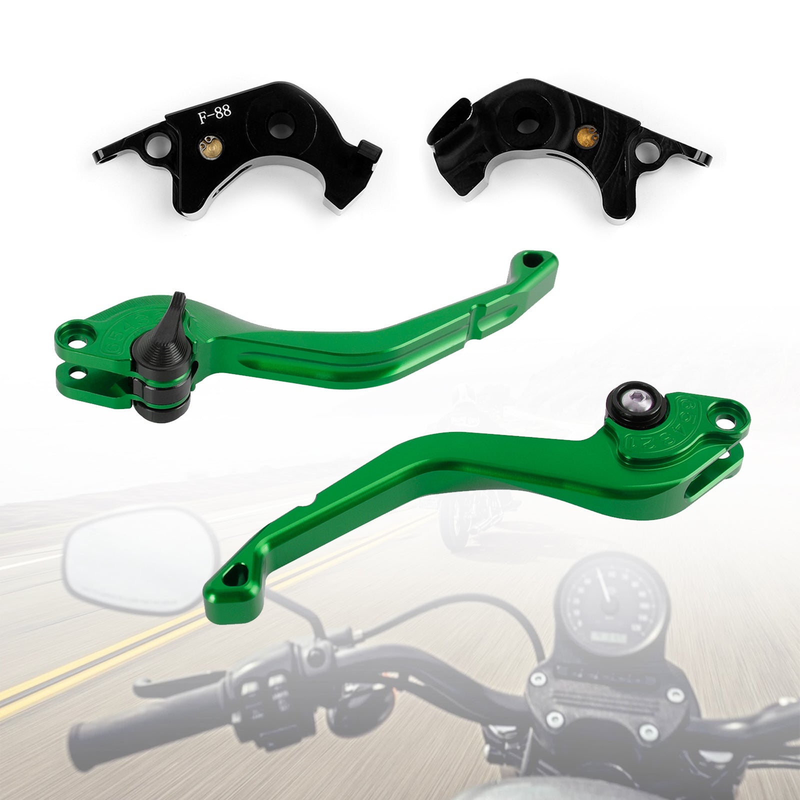 Kawasaki ZX1400 ZX14R ZZR1400 GTR1400 CNC Short Clutch Brake Lever