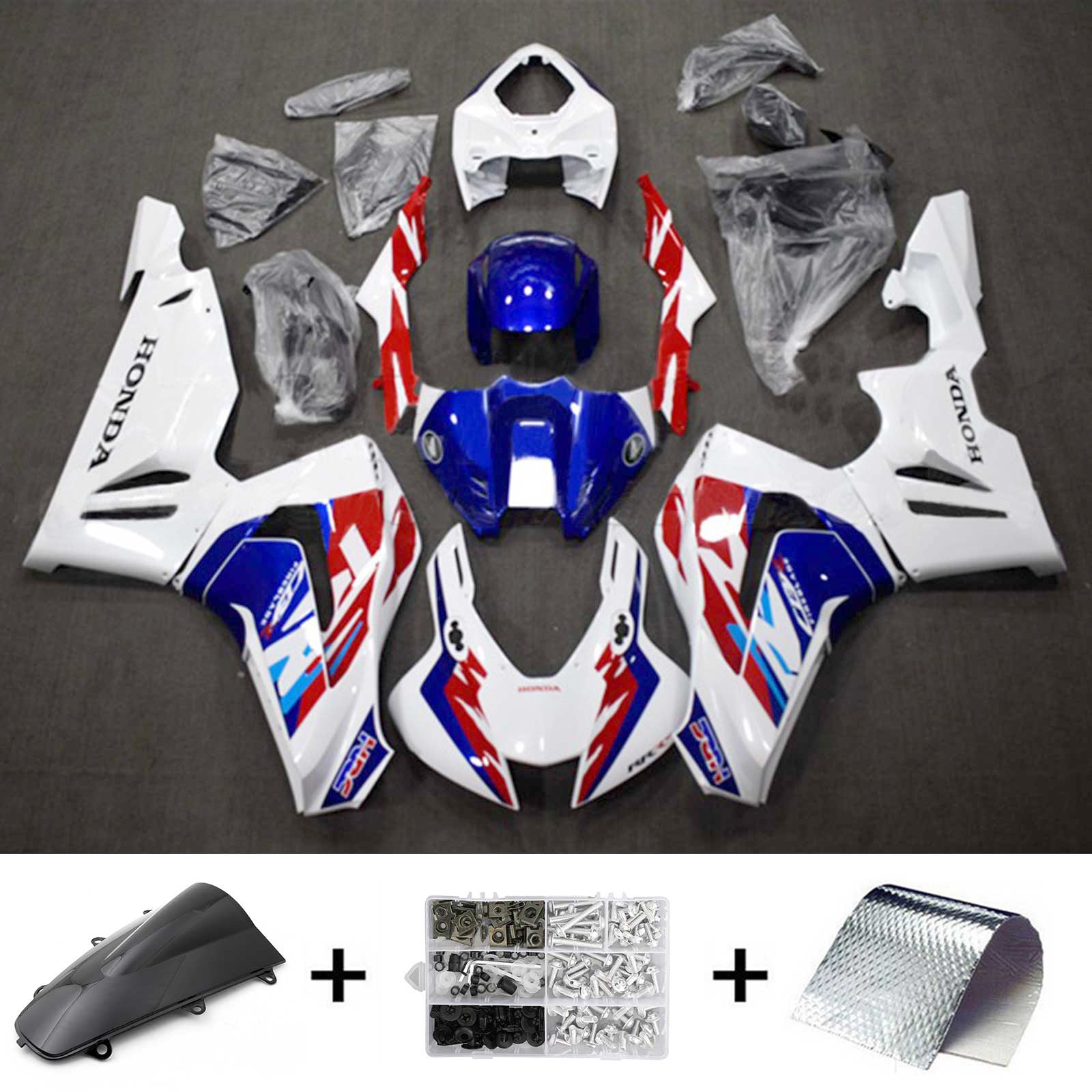 Kit de carénage d'injection Honda CBR1000RR-R 2020-2023, carrosserie en plastique ABS #120