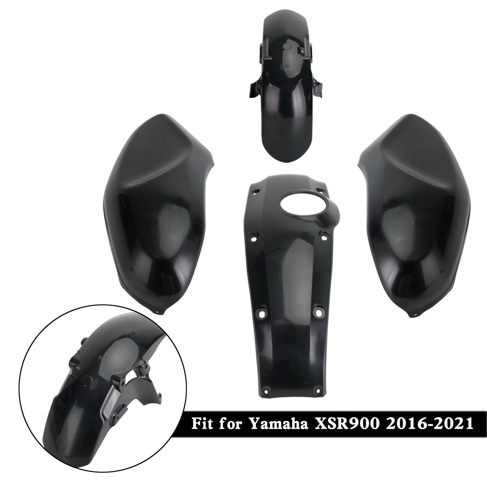 Yamaha XSR900 2016-2021 Carénage de carrosserie Moulage par injection non peint