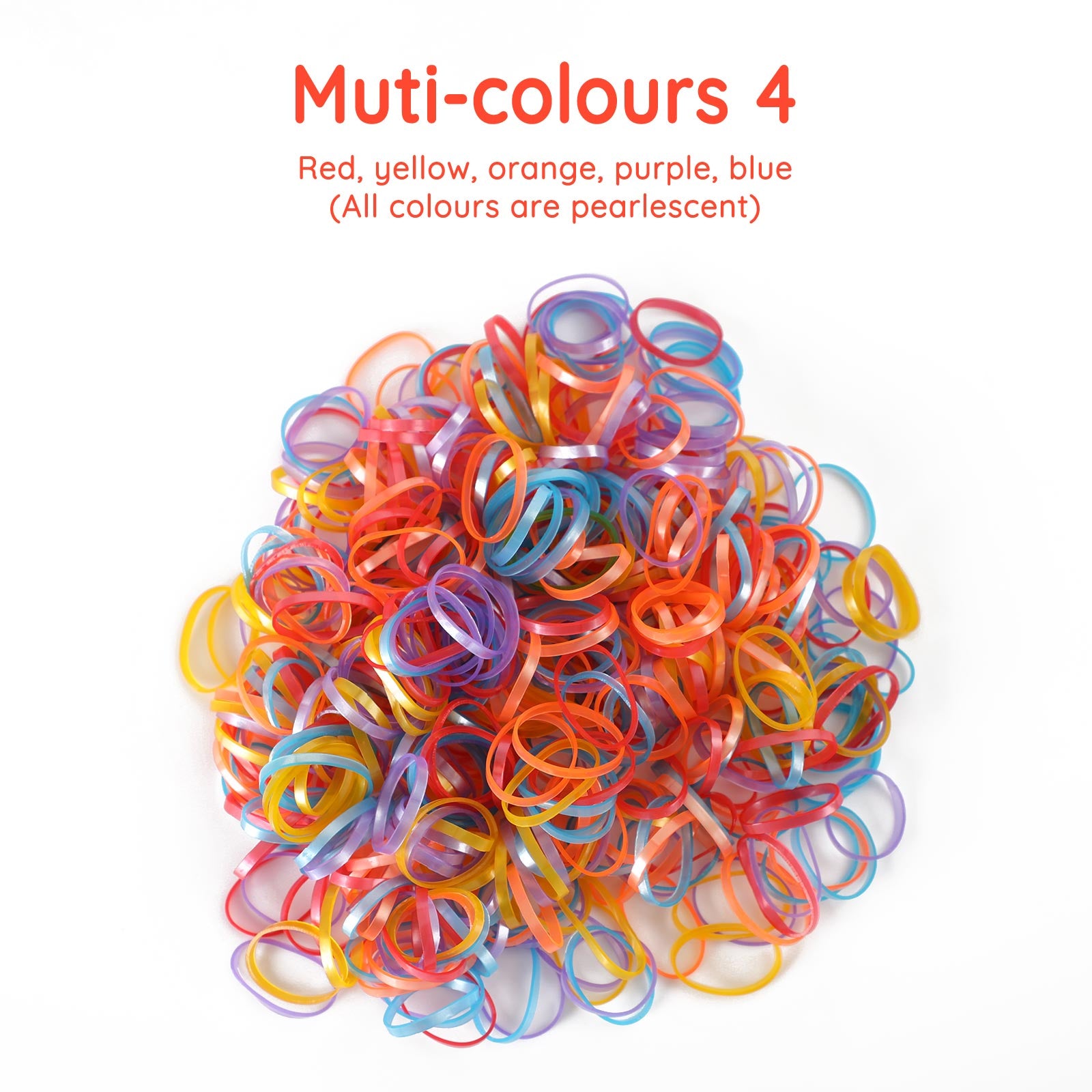 Various Colors Mini Hair Elastics Rubber Bands Braids Braiding Plaits Bands