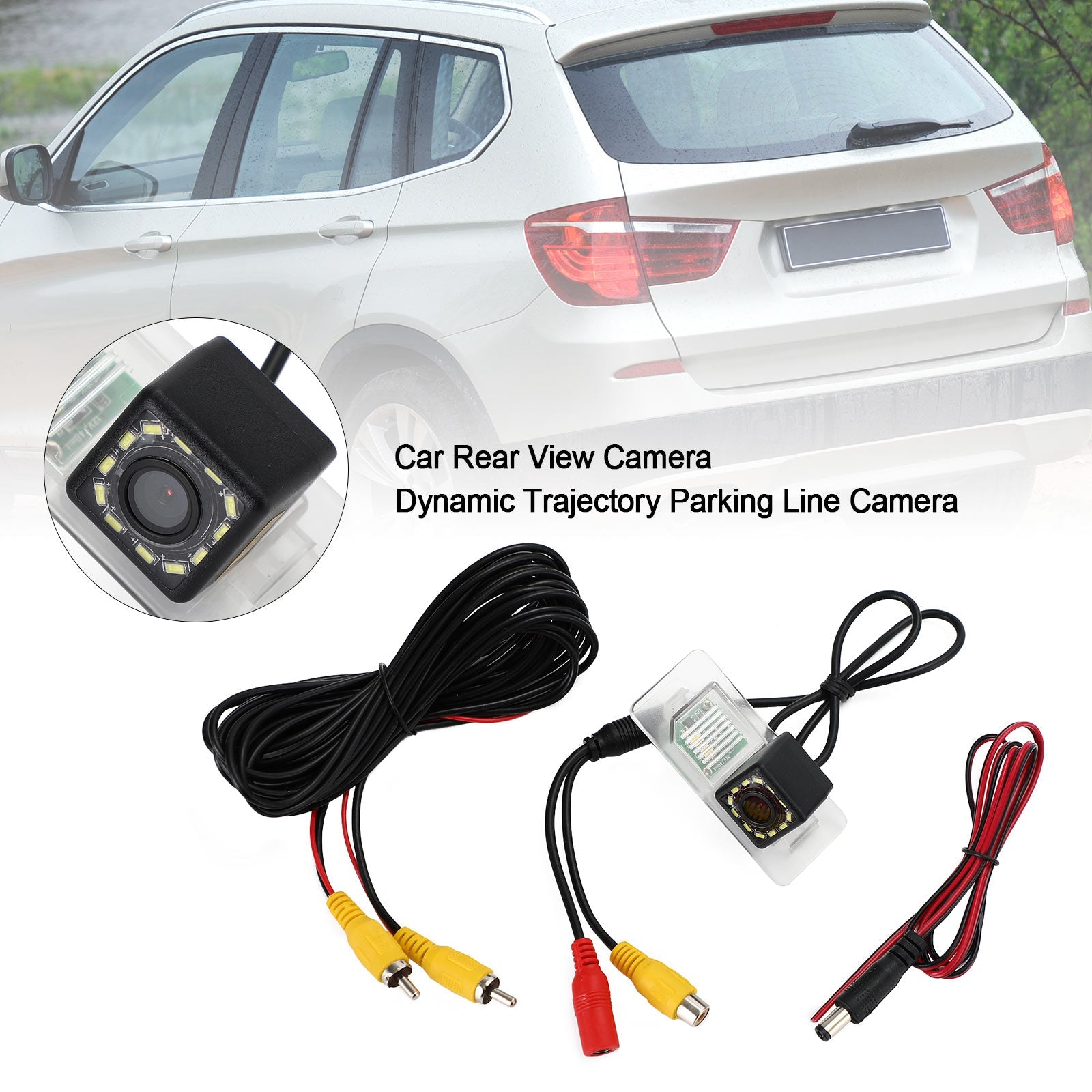 HD Dynamische Traject Tracks Auto Achteruitrijcamera Fit Voor E70 E71 E82 E83 E84