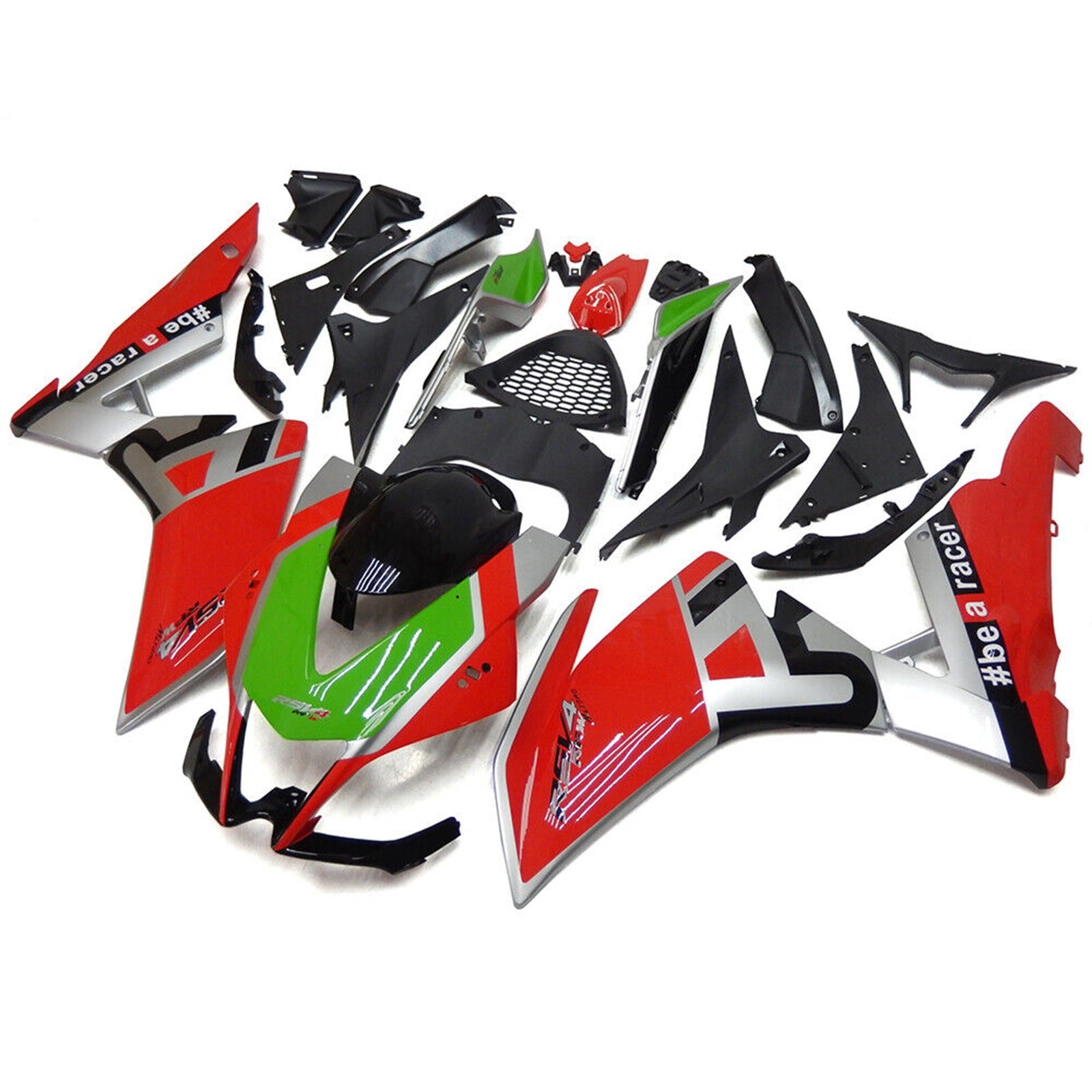 2009-2015 Aprilia RSV4 1000 Kit Carénage Carrosserie Plastique ABS