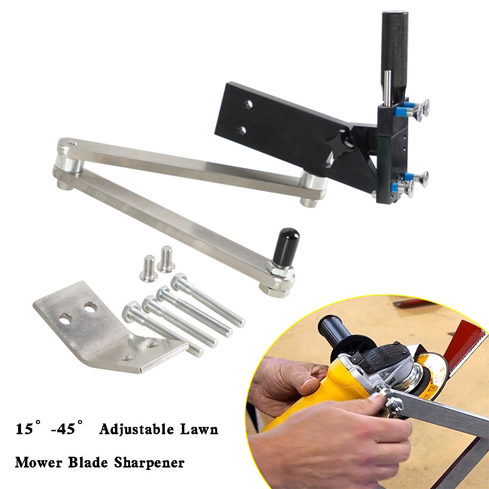 15°-45° Adjustable Lawn Mower Blade Sharpener Tool For Grinding Machine Fedex express