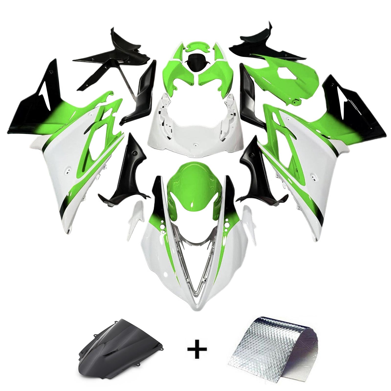 2013-2016 Triumph Daytona 675 Fairing Kit Bodywork Plastic ABS