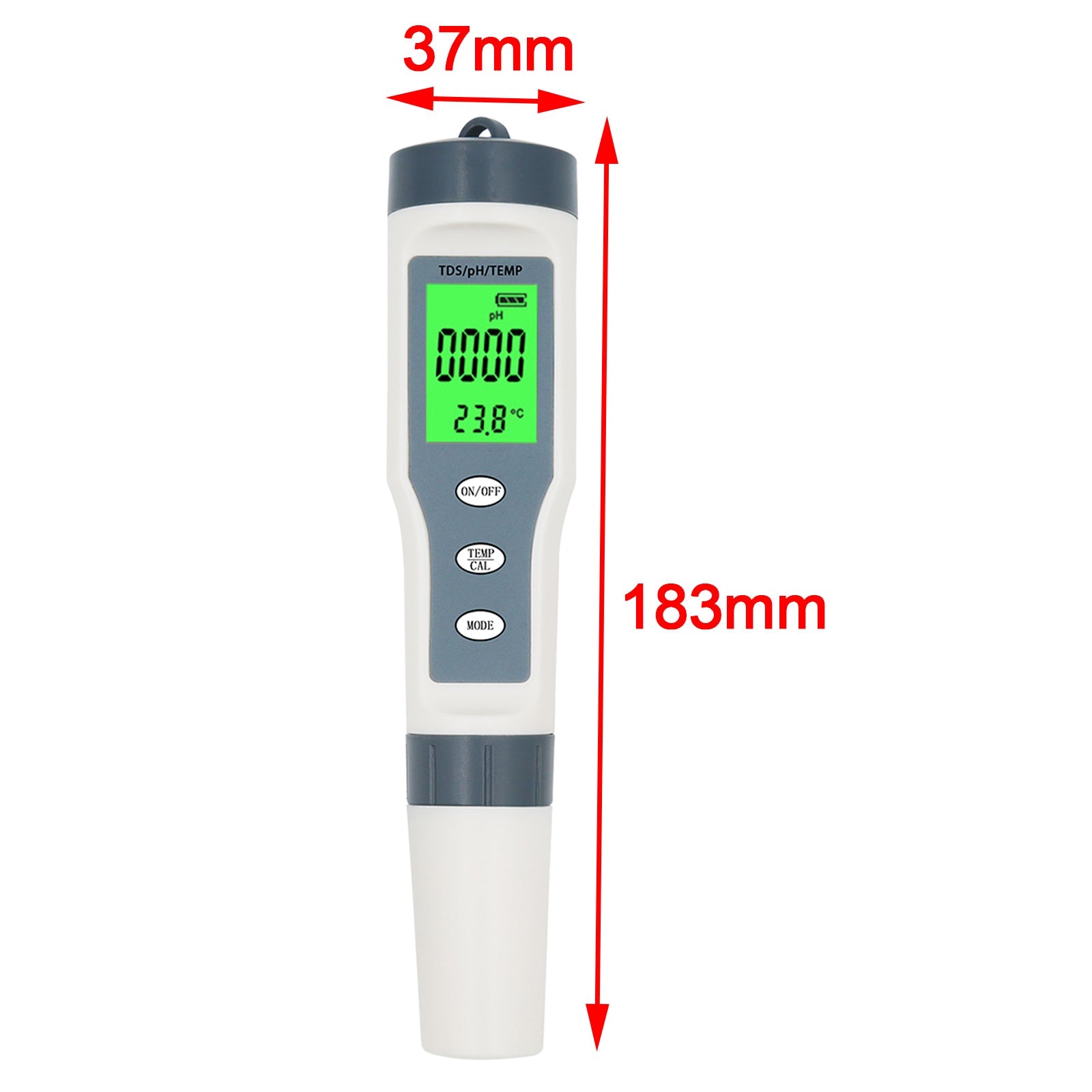 3 in 1 digitale PH TDS TEMP waterkwaliteitsmeter tester testpen tool bescherming tegen laag vermogen waterdicht