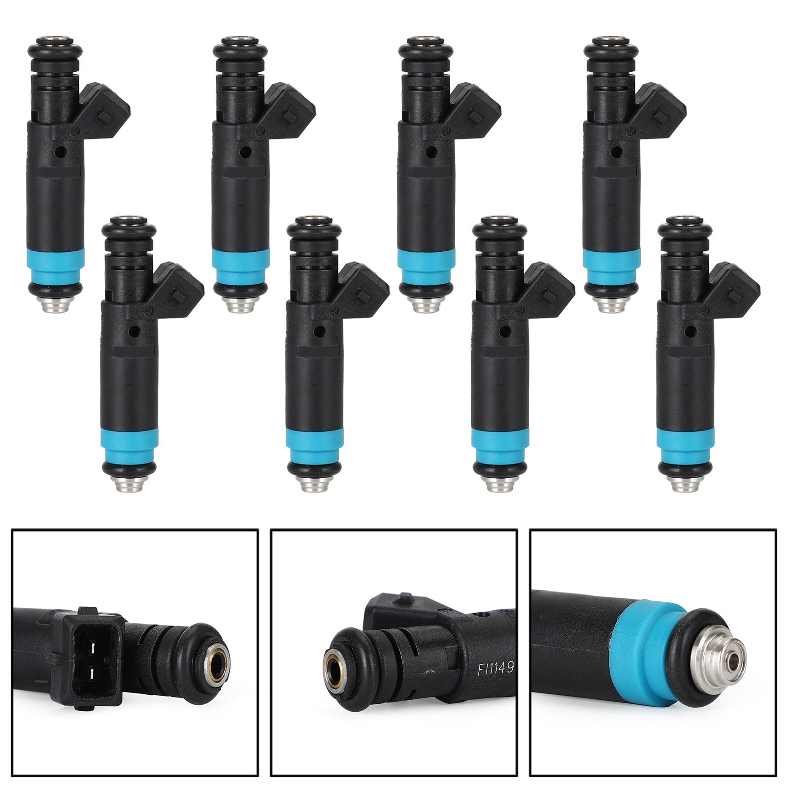 8pcs 80LB 850CC Fuel Injectors FI114992 Fit Siemens Deka EV1 Fit Ford