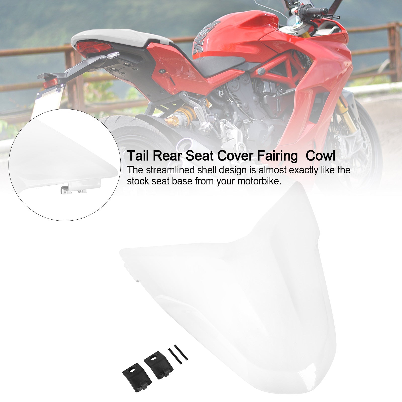 Tail Rear Seat Cover Fairing Cowl For DUCATI Supersport 939 950 All Year Generic