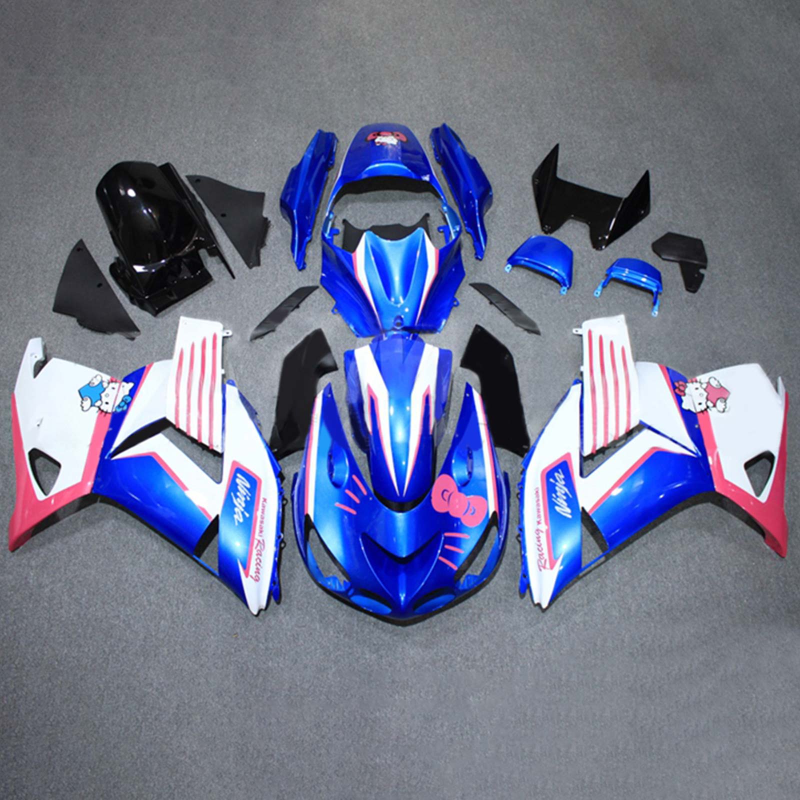 2006-2011 Kawasaki ZX14R Kit de carenado Carrocería Plástico ABS