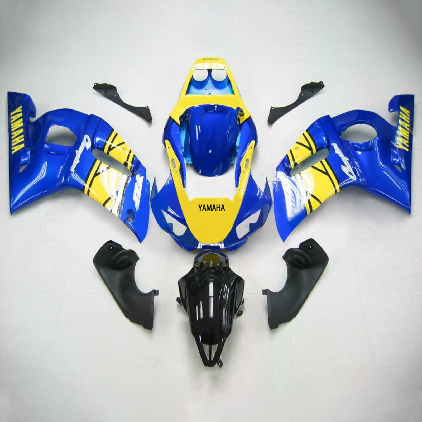 1998-2002 Yamaha YZF 600 R6 Kit de carénage d'injection carrosserie plastique ABS #101