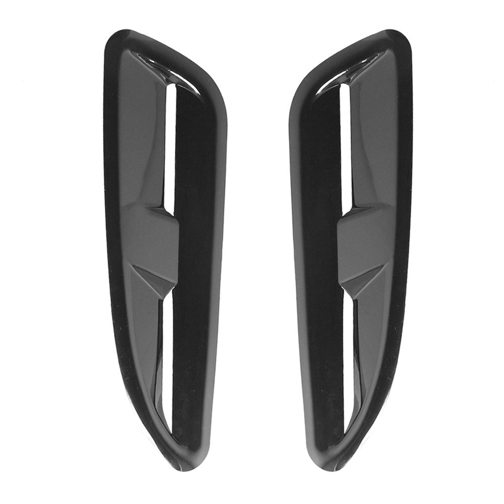 ABS Plastic Bonnet Vents Gloss Black Finish For Jaguar Xkr Style Rs Vxr Ford Bmw