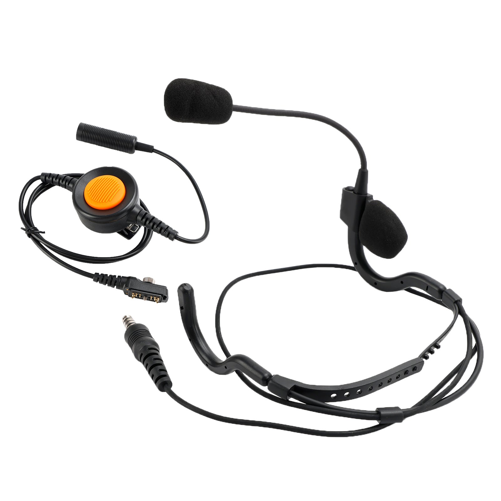 Casque tactique à prise arrière 7.1-C8, 6 broches, U94 PTT pour Hytera PD780/700G/580