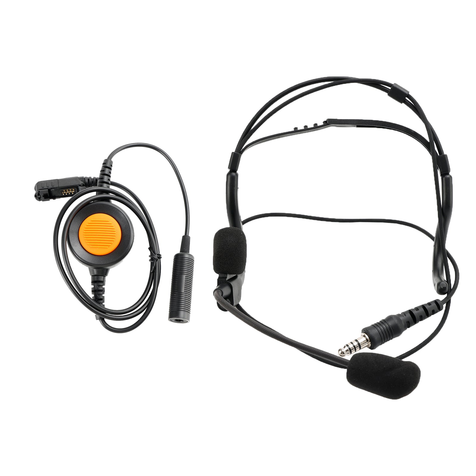 7.1-C8 Achteraan gemonteerde grote plug tactische headset voor XPR3300/3500 XIRP6600/P6620