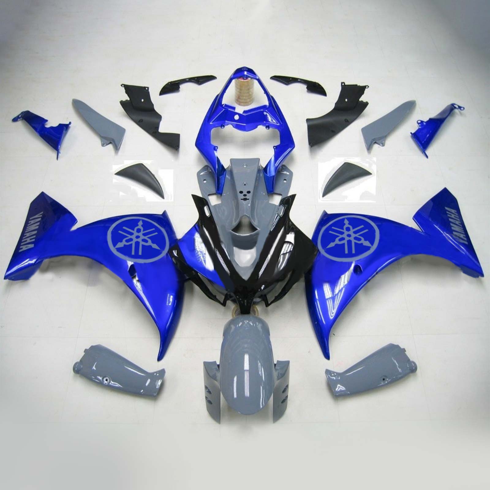 2009-2011 Yamaha YZF 1000 R1 Kit de carénage d'injection carrosserie plastique ABS #124