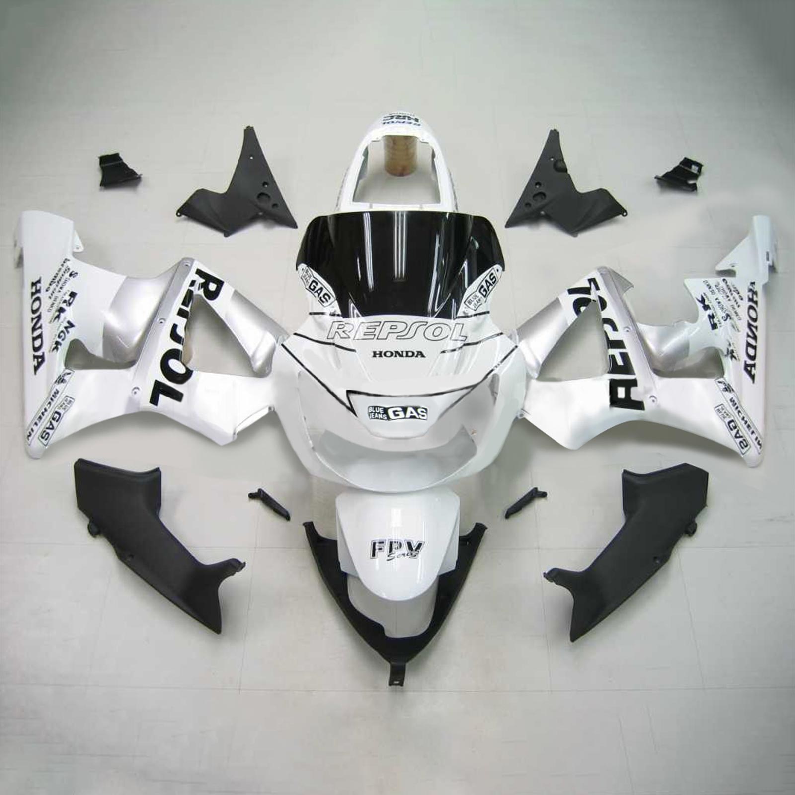 2000-2001 Honda CBR929RR Amotopart Injection Fairing Kit Bodywork Plastic ABS #129