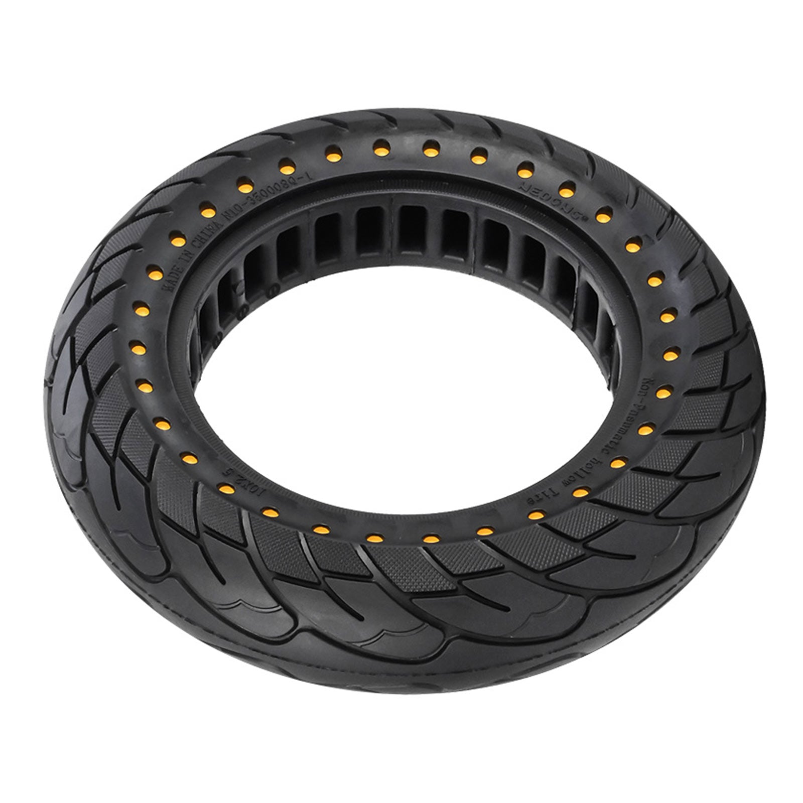 10x2.5 Rubber Solid Tire 60/70-6.5 for Ninebot Max G30 Honeycomb Tyre Replace