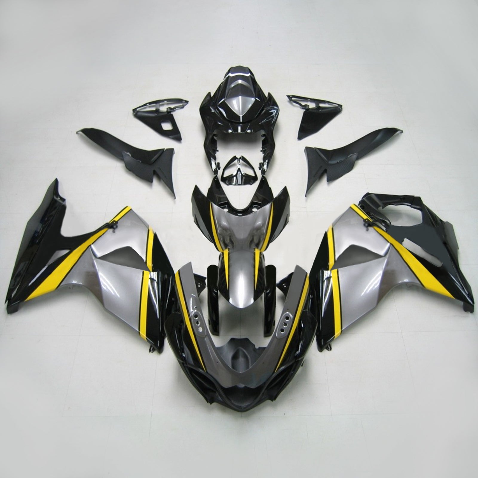 2009-2016 Suzuki GSXR1000 K9 Amotopart Injection Fairing Kit Bodywork Plastic ABS #102