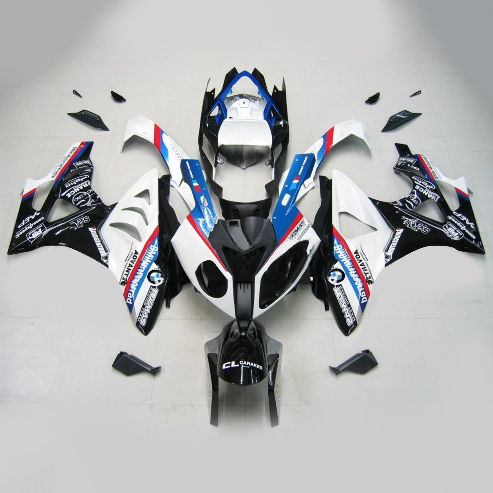 2009-2014 BMW S1000RR Fairing Kit Karosseri Plast ABS Generisk