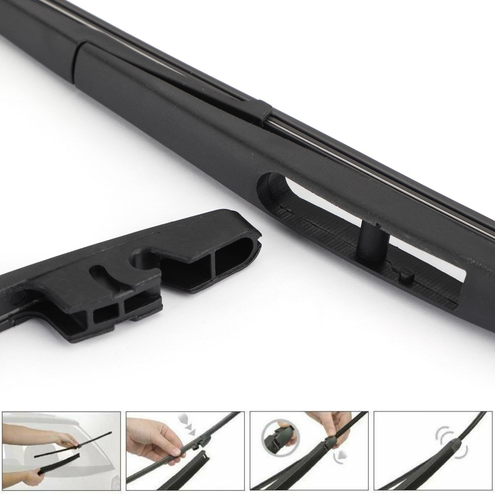 For Honda CRV 2007 2008 2009 2010 2011 14'' Rear Window Wiper Arm & Blade Set Generic