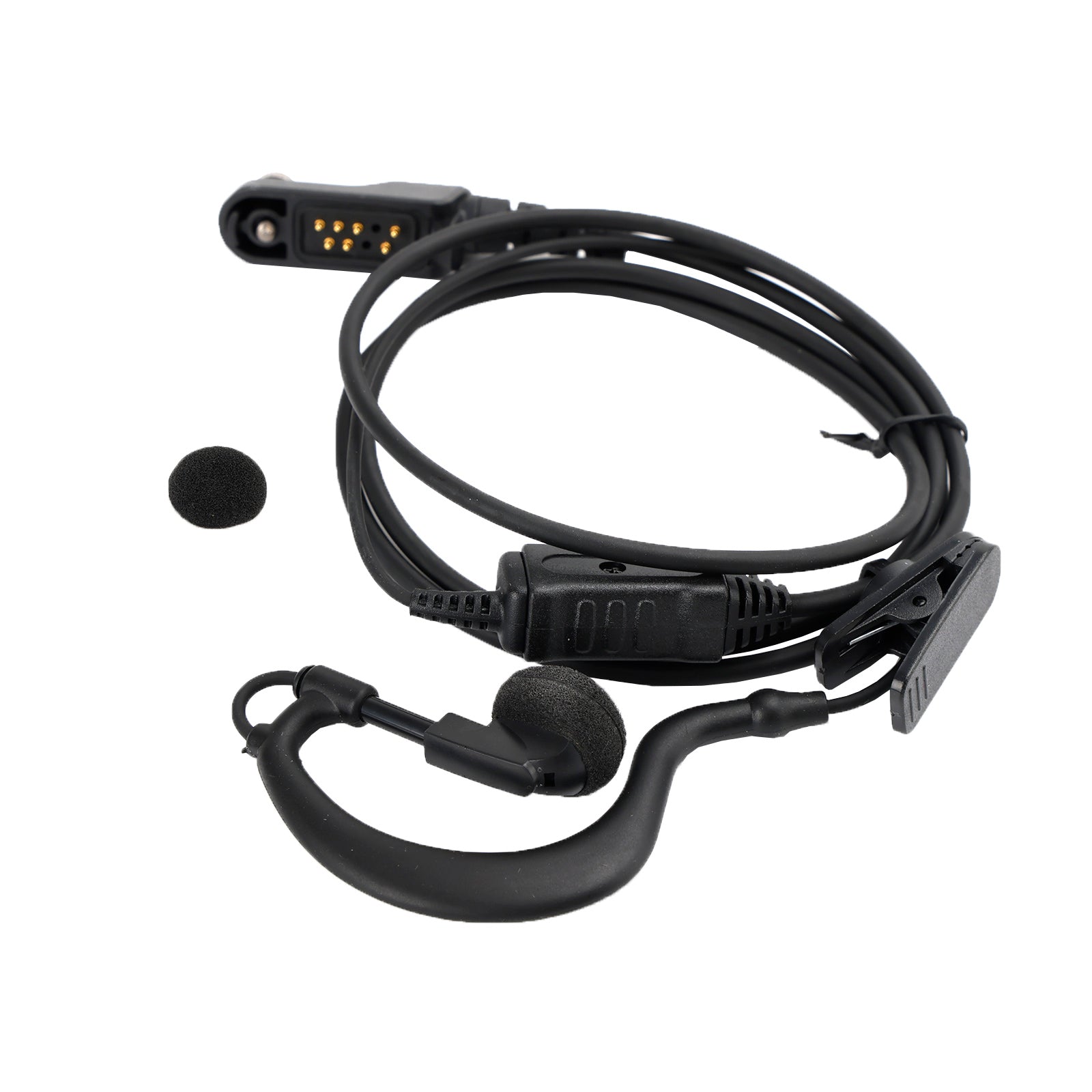 G-Vorm Oorhaak Oortelefoon Headset Ovale PTT MICROFOON Voor Hytera AP510 AP580 BP560 BP510