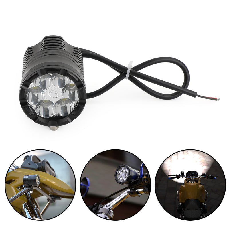 6X Electric LED Bicycle Motorcycle Light Bike Front Lamp Waterproof Headlight Generic