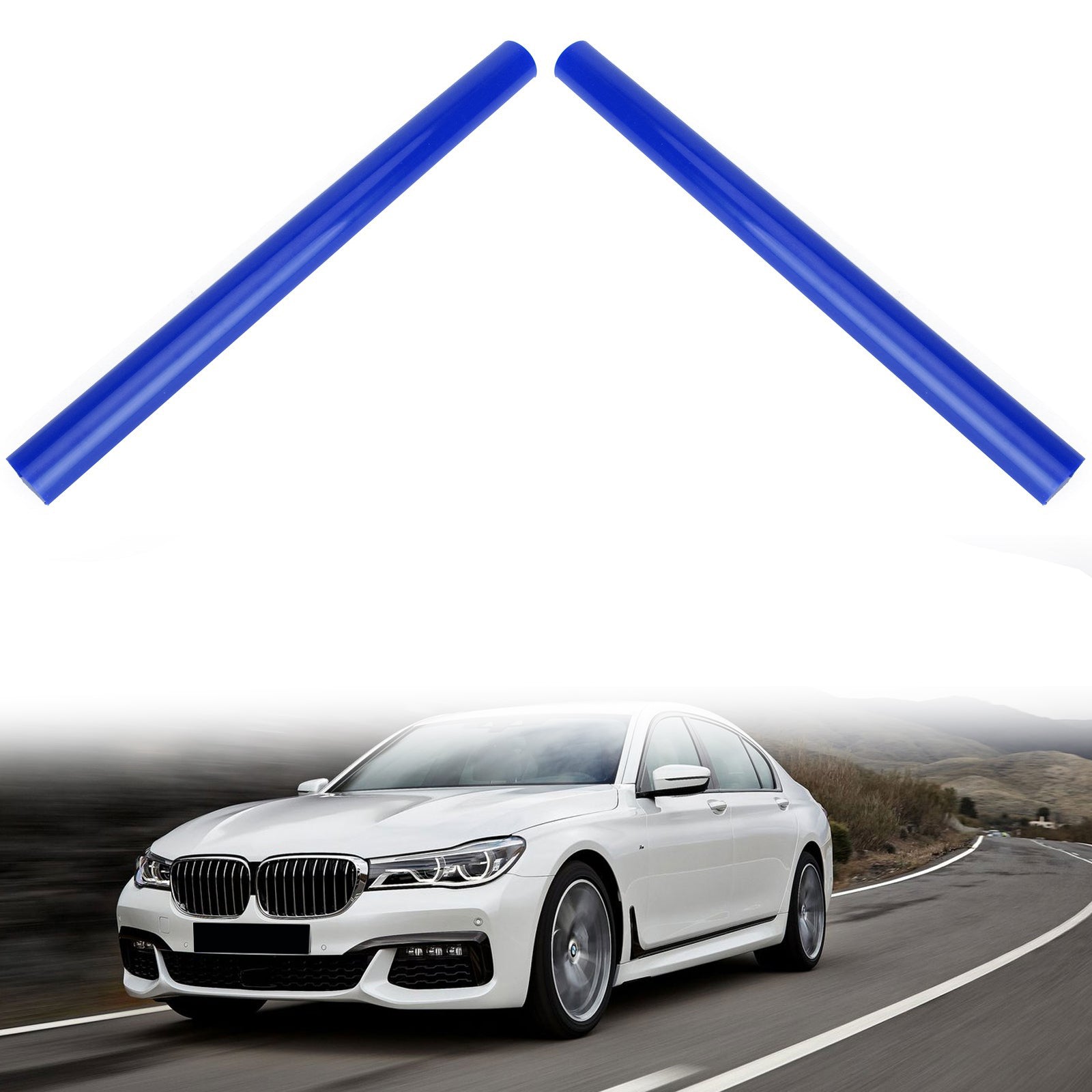 #B Kleur Ondersteuning Grill Bar V Brace Wrap Voor BMW G01 G02 G05 G06 G07 G30 G38 Blauw generiek