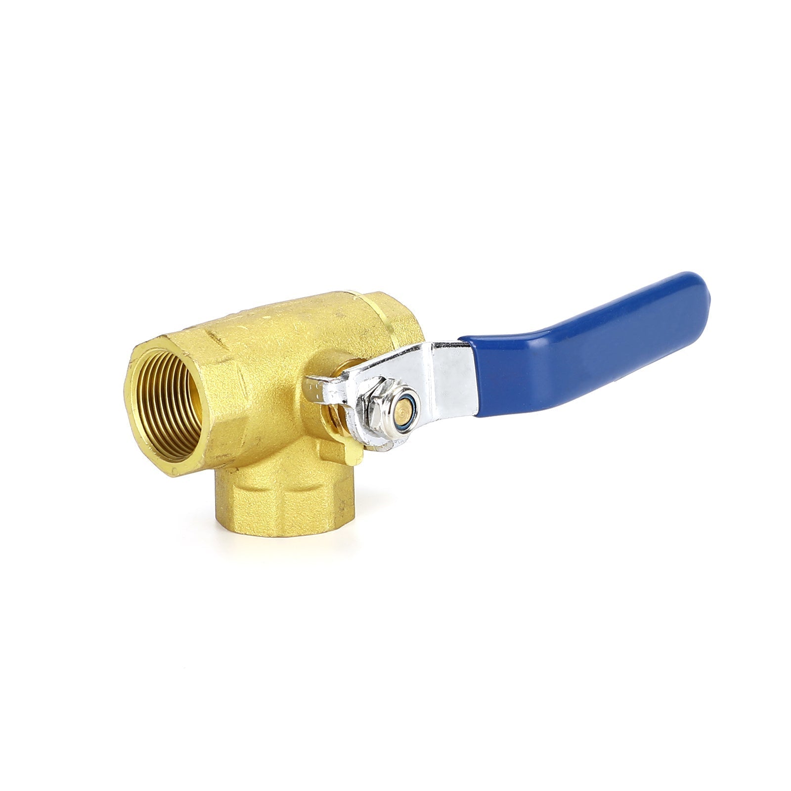 3/4" 3 Way Ball Valve Female L Port Vinly Insulation Handle 600 WOG DN20