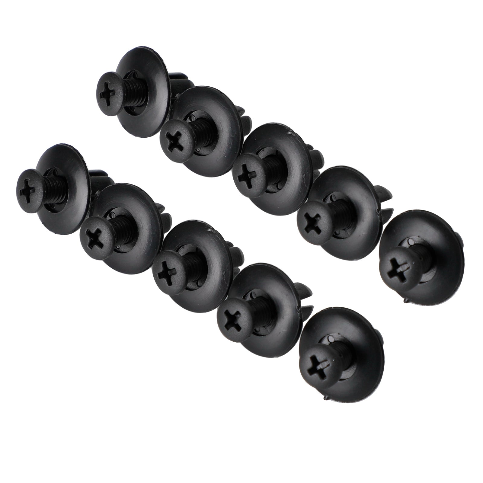 10x8mm Clip de carénage vis Rivets garniture de panneau pour Suzuki GSX, Burgman, v-strom générique