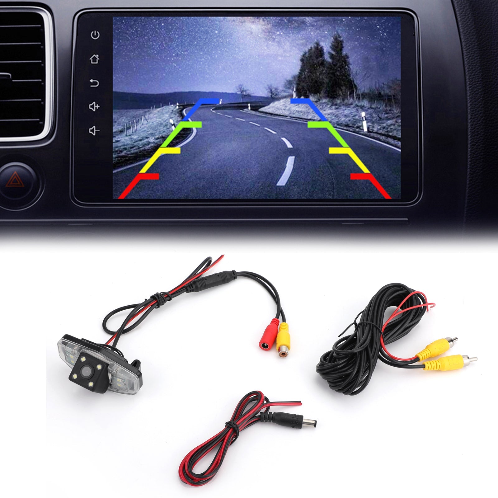 Backup Rear View Parking Camera For Honda Acura TSX Accord Pilot Civic HD CCD