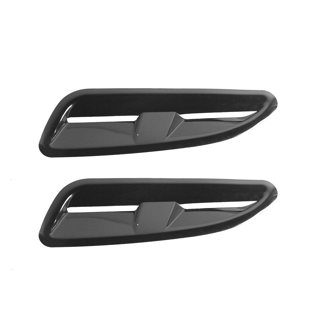 ABS Plastic Bonnet Vents Gloss Black Finish For Jaguar Xkr Style Rs Vxr Ford Bmw