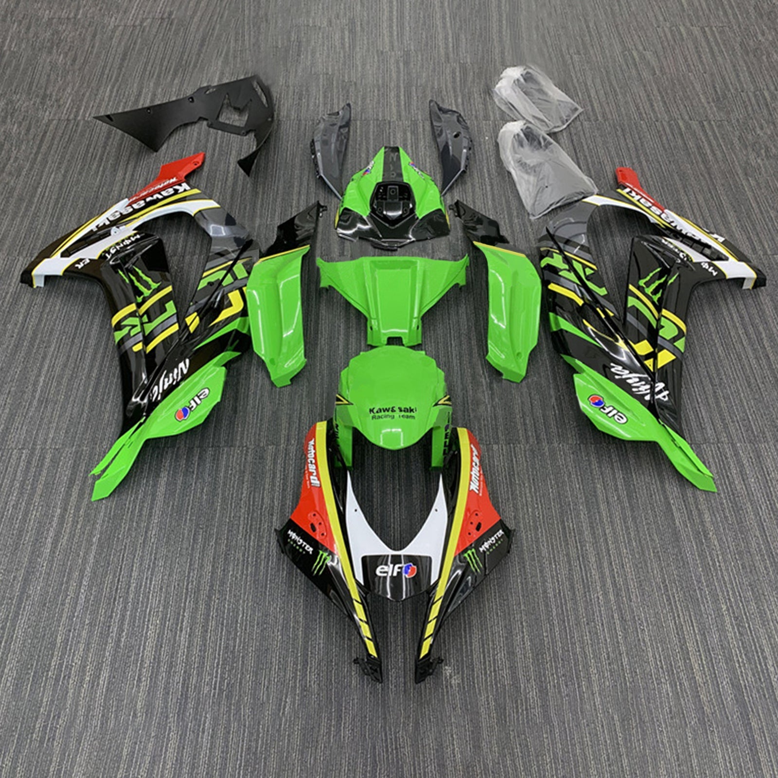 Kit de carenado de inyección Kawasaki ZX10R 2016-2020, carrocería de plástico ABS #143