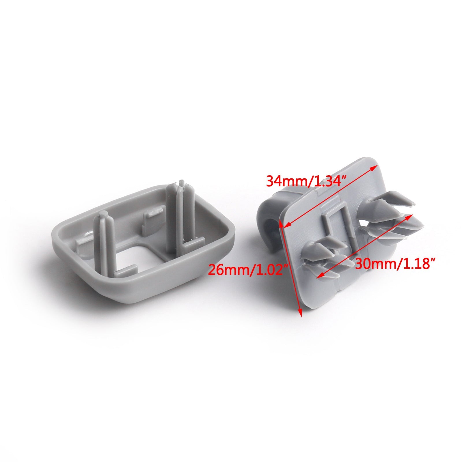 Easily Organize Your Sun Visor with a 1PCS Grey Car Hook Clip for Audi Models A3, A4L, A5 and Q3