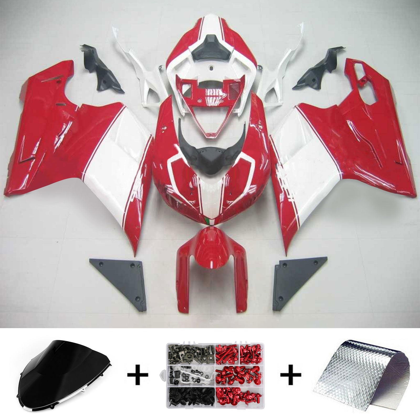 2007-2011 Ducati 1098 1198 848 ABS Fairing Kit Bodywork #104