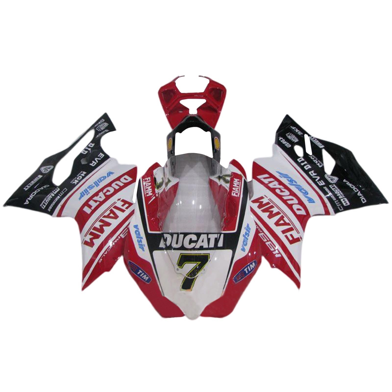 2012-2015 Ducati 1199 899 Injection Fairing Kit Karosseri Plast ABS#113