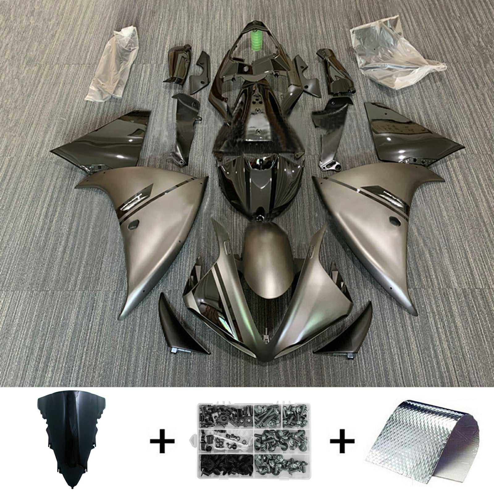 2009-2011 Yamaha YZF 1000 R1 Injection Fairing Kit Bodywork Plastic ABS#172