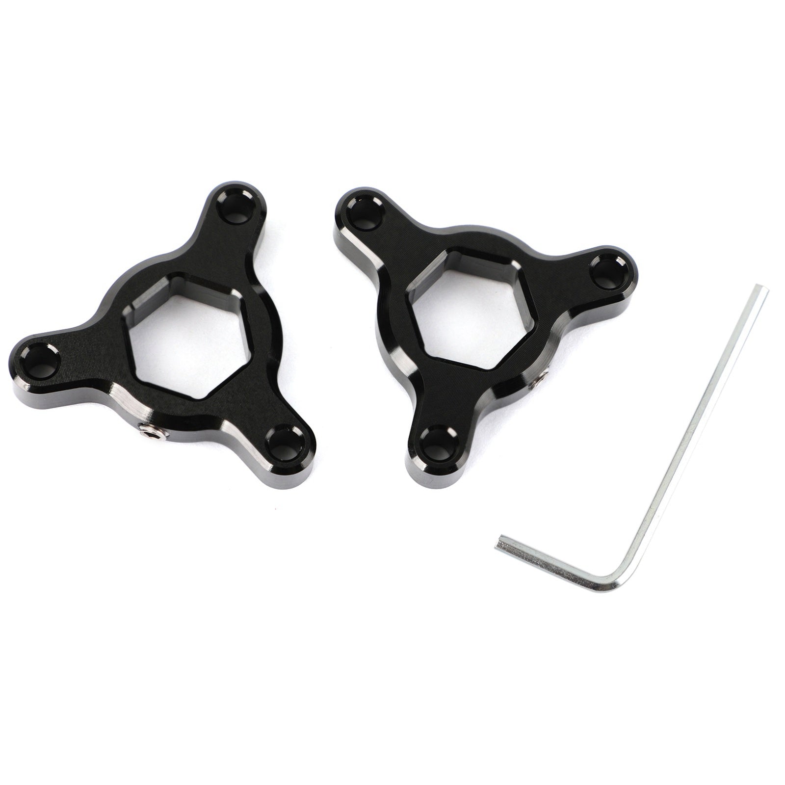 Pré-ajusteurs de fourche noirs 14MM, adaptés à Kawasaki Ninja ZX6R ZX10R ZZR1400 Z800 générique