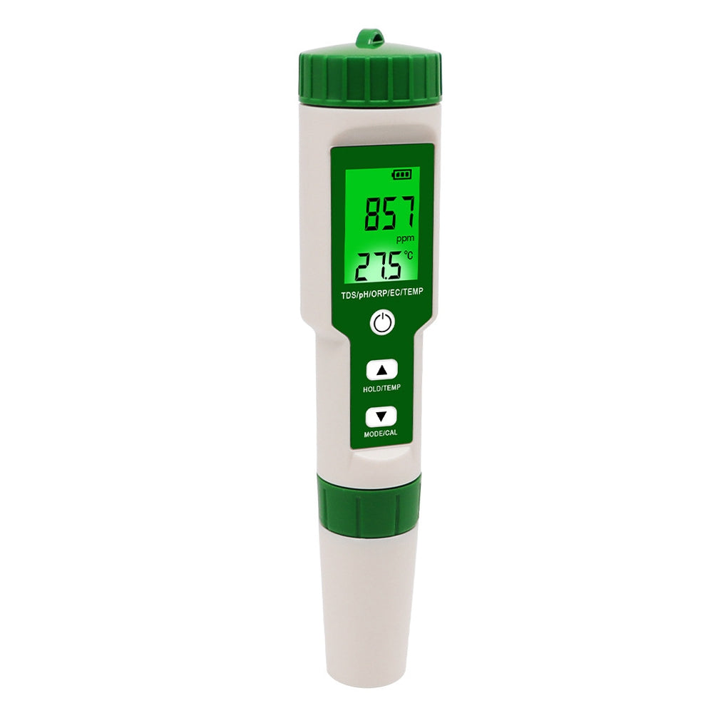 5 in 1 digitale PH TDS EC ORP temperatuur waterkwaliteit tester meter testinstrument