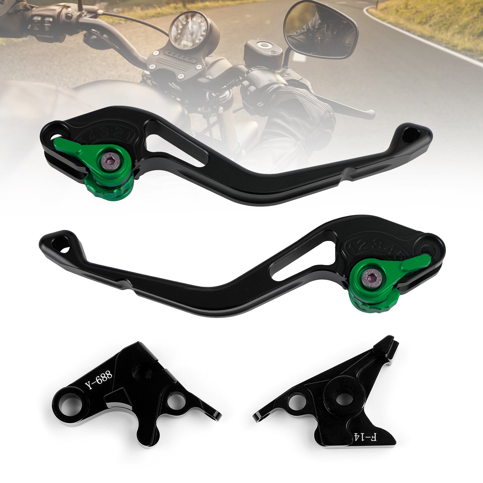 Yamaha YZF R1 R6 FZ1 FAZER R6S US/CA NEW Short Clutch Brake Lever