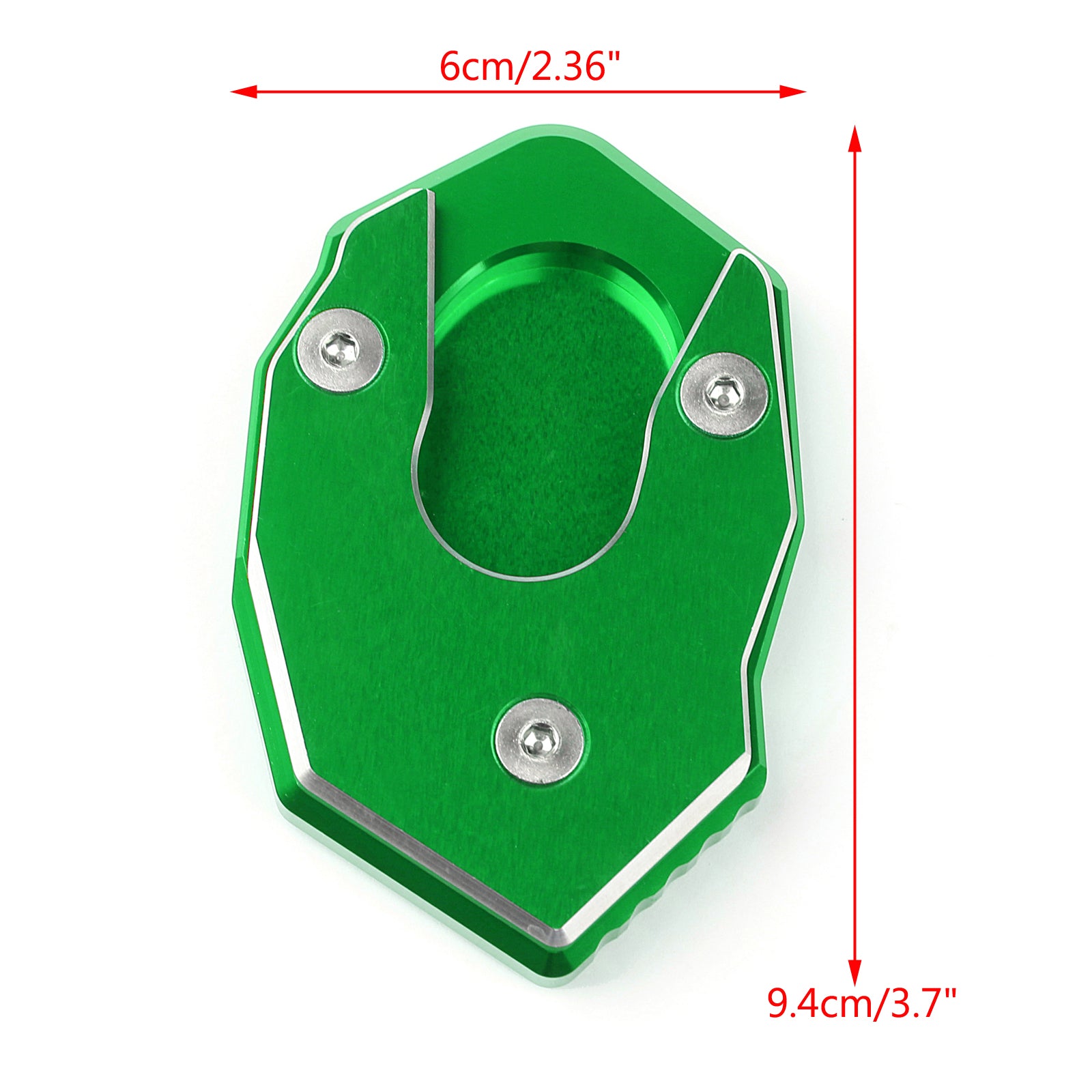 Kickstand Side Plate Stand Extension Pad For Kawasaki Z1000 Z800 ZX-10R ER6F GN