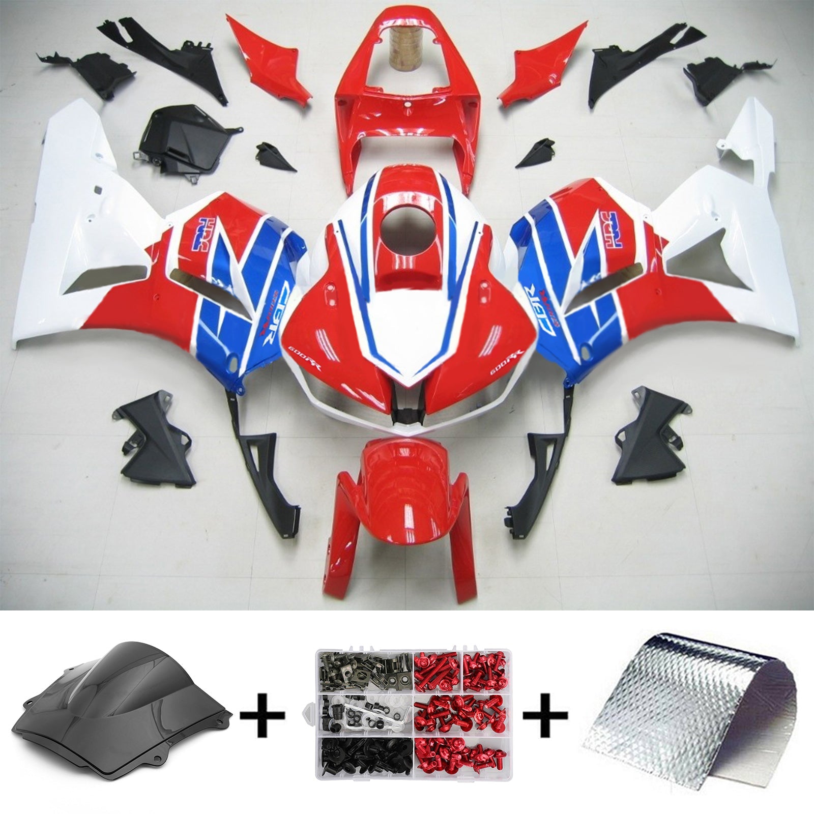 2013-2023 Honda CBR600RR F5 Injectiekuipset Carrosserie Kunststof ABS #101