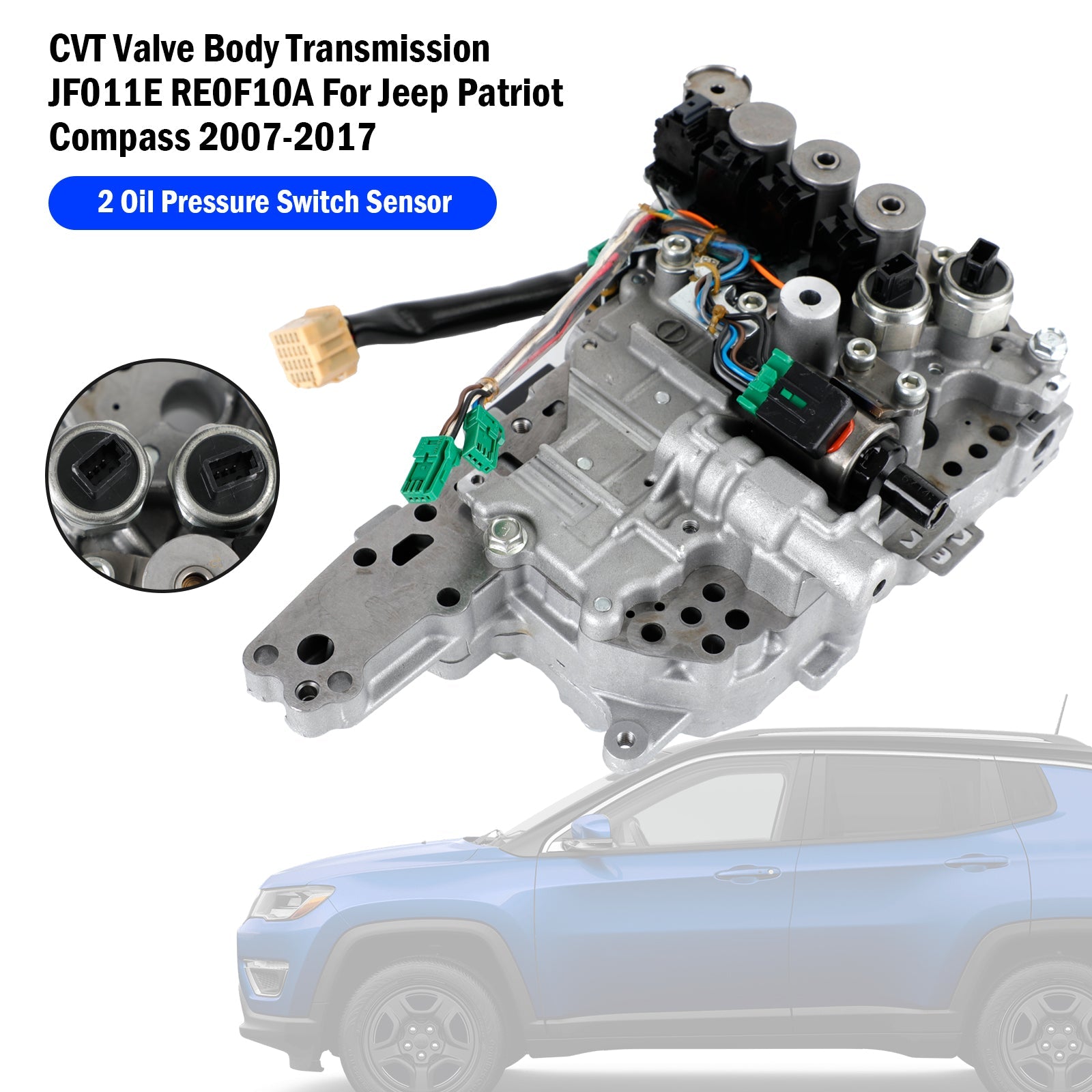 Jeep Patriot Compass 2007-2017 CVT Valve Body Transmission JF011E RE0F10A