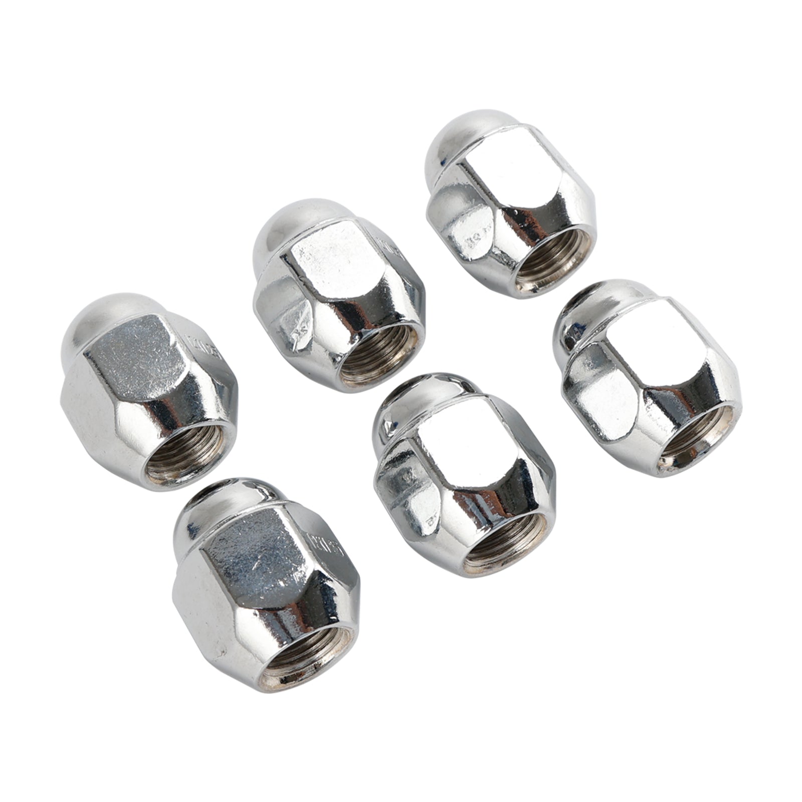 6PCS Chrome Wheel Nut Fit Nissan Patrol GQ Y60 GU Y61 Fit Ford Maverick