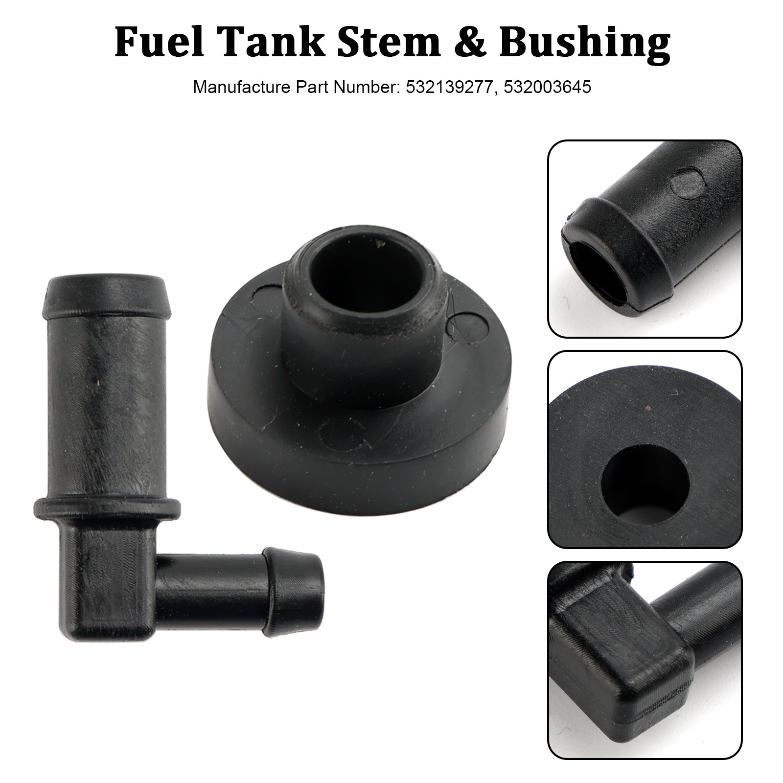 Fuel Tank Stem & Bushing Kit 532139277 532003645 Fit Husqvarna