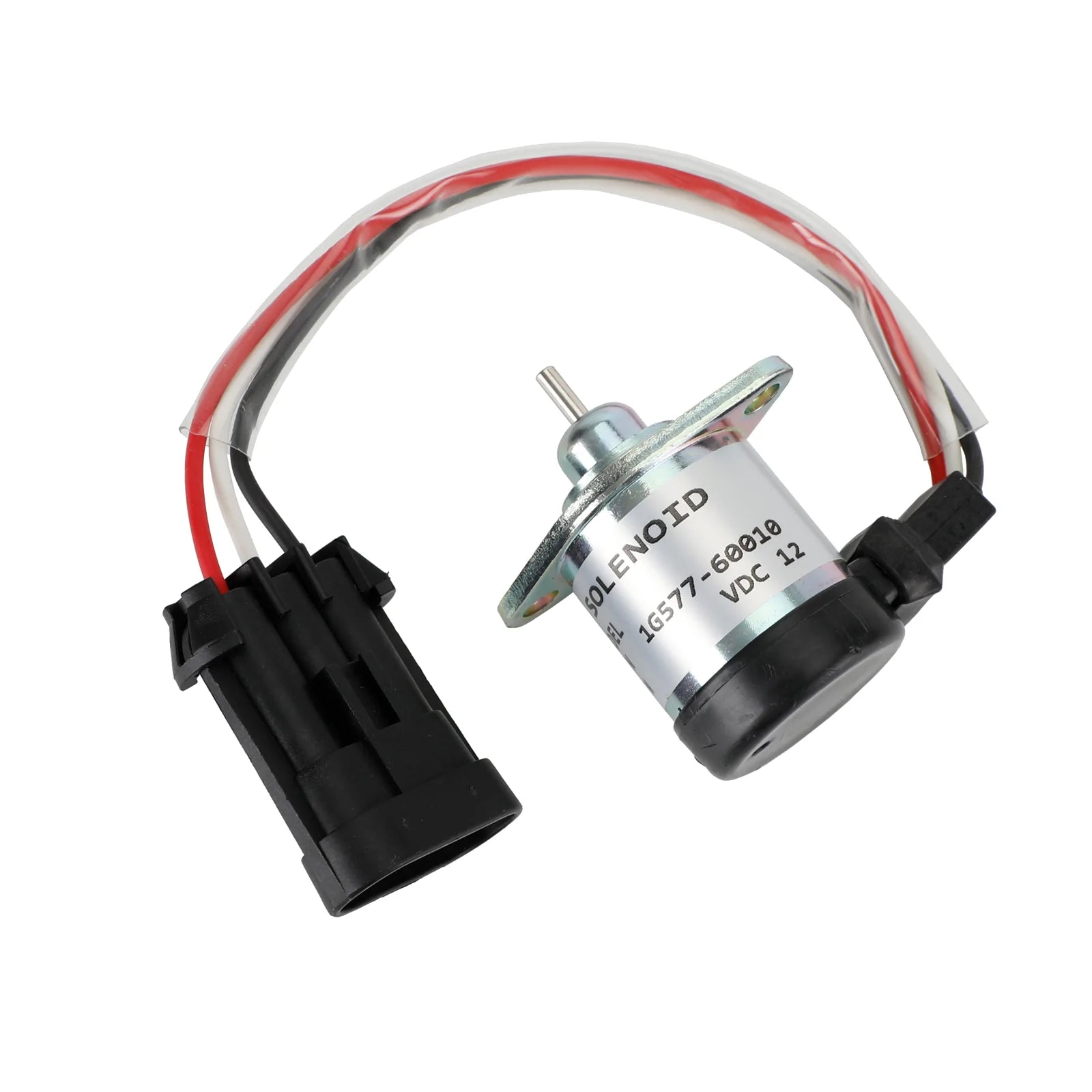 12V 3 Terminal Brandstof Uitschakeling Solenoïde Voor Kubota 1G577-60010 1G577-60011